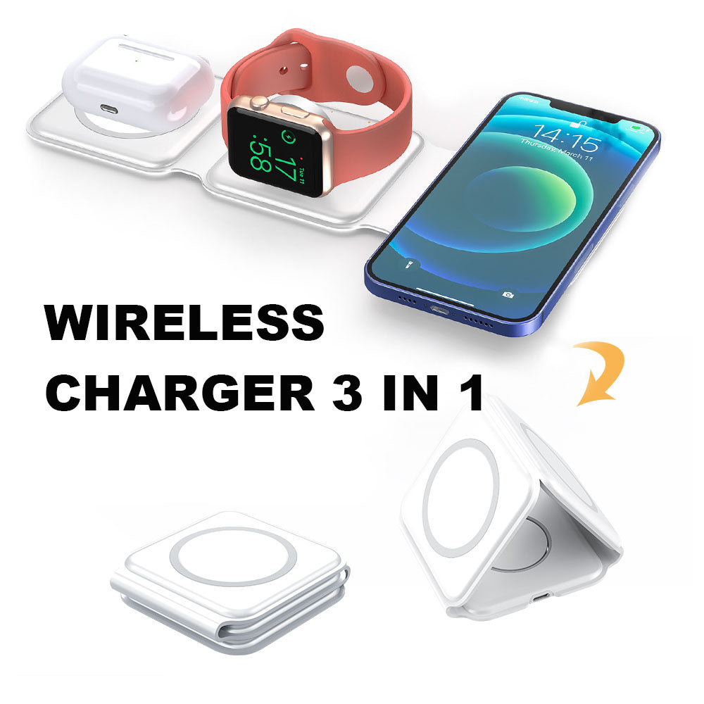 Magnetic Wireless Charger Mobile Phone Watch Headset