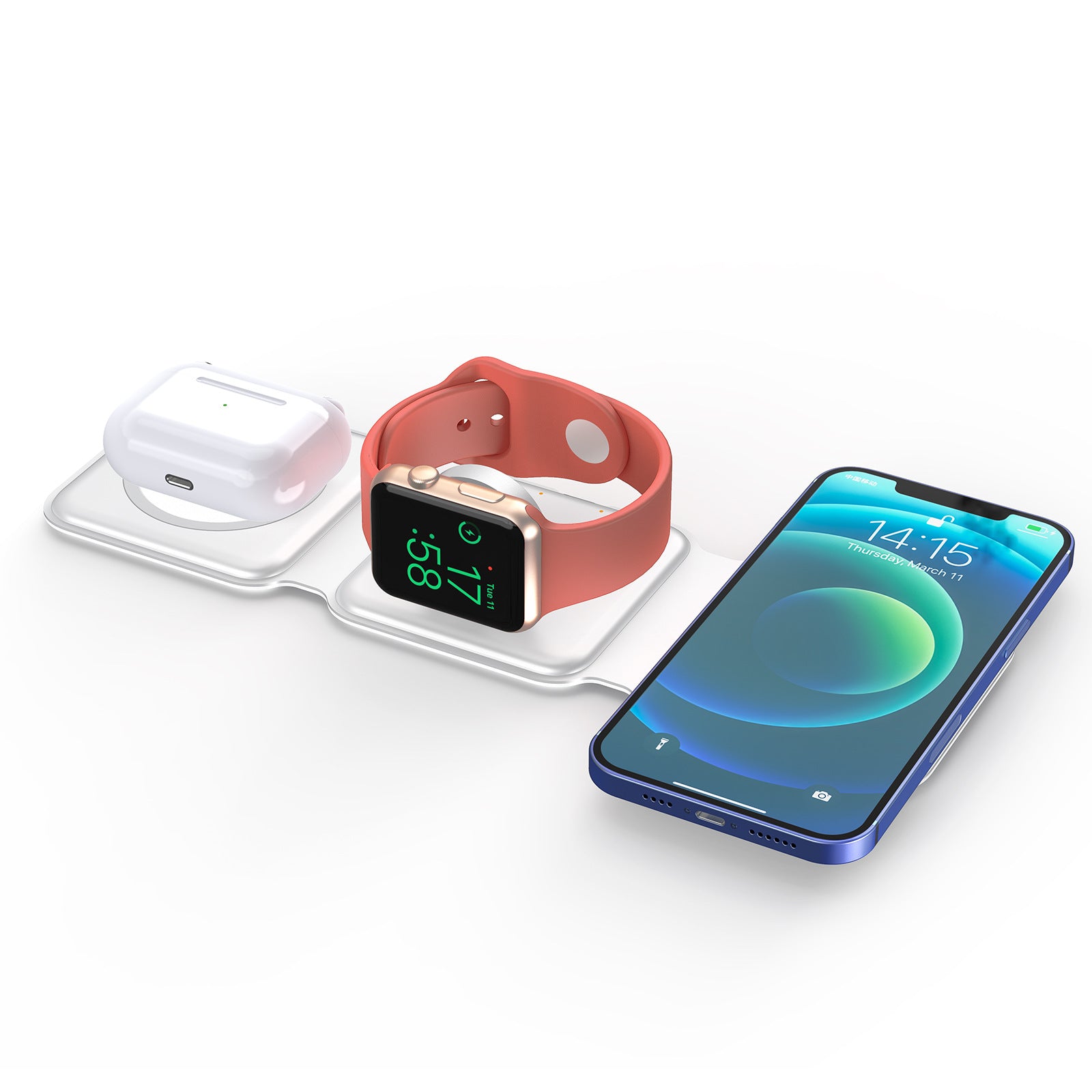 Magnetic Wireless Charger Mobile Phone Watch Headset