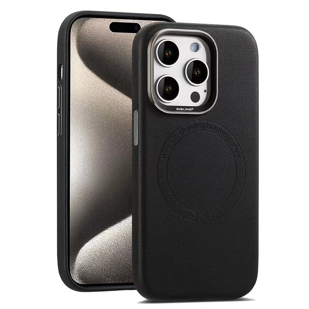 New Business Leather Magnetic Phone Case