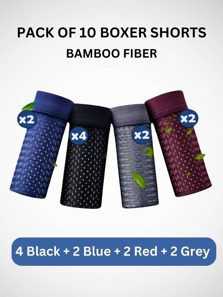 Bamboo Fiber Underwear Boxer Brief Shorts
