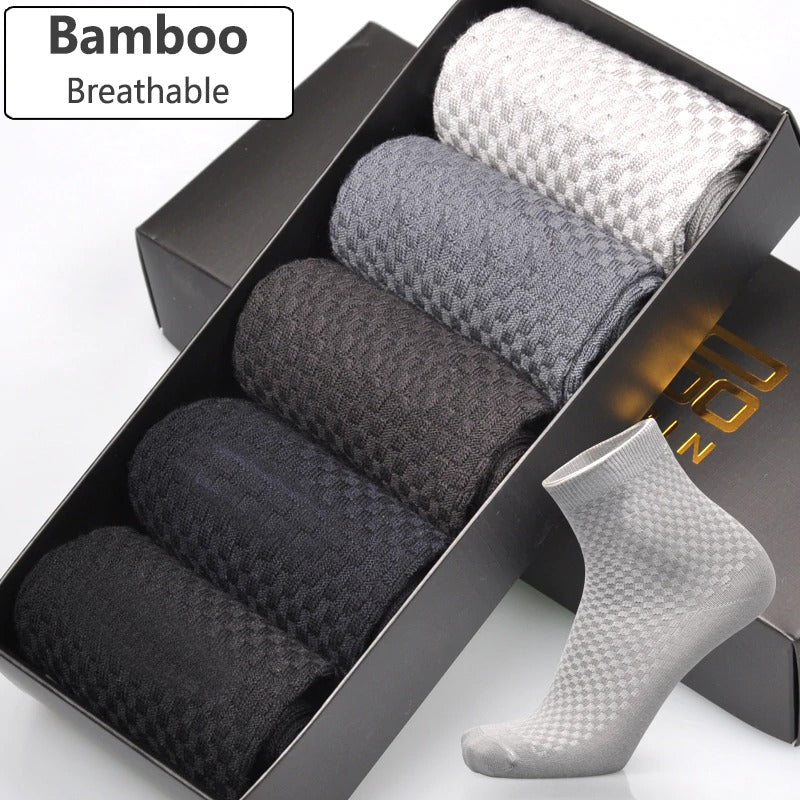 Calcetines de hombre de fibra de bambú 5 pares / 10 pares