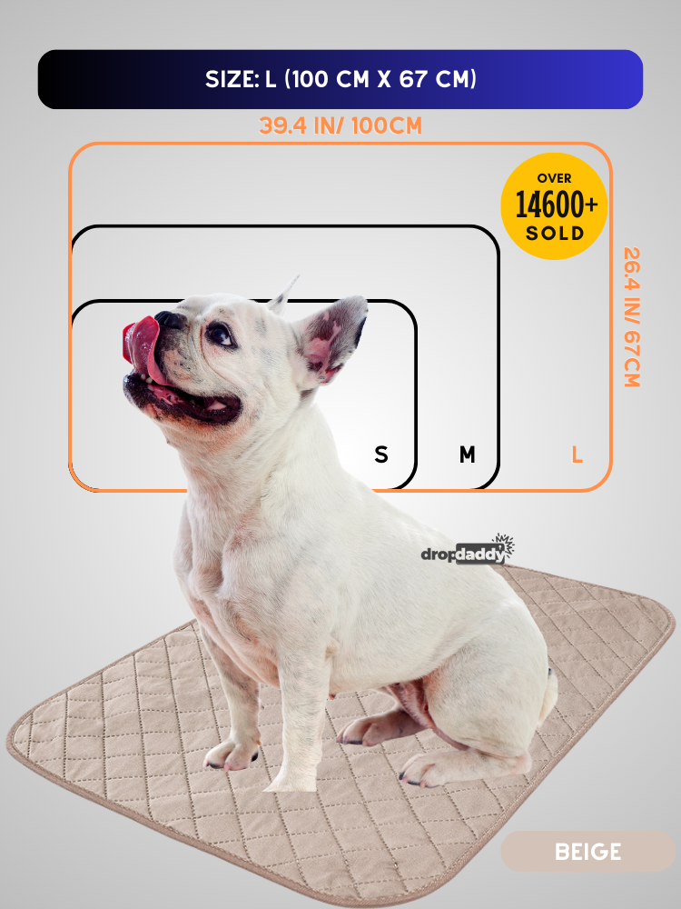 Bamboo Fiber Waterproof Pet Training Mat With Absorbing Technology | Moisture Proof