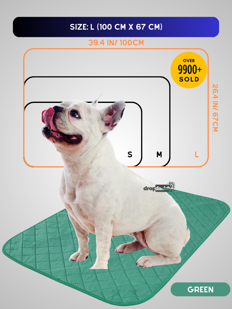 Bamboo Fiber Waterproof Pet Training Mat With Absorbing Technology | Moisture Proof