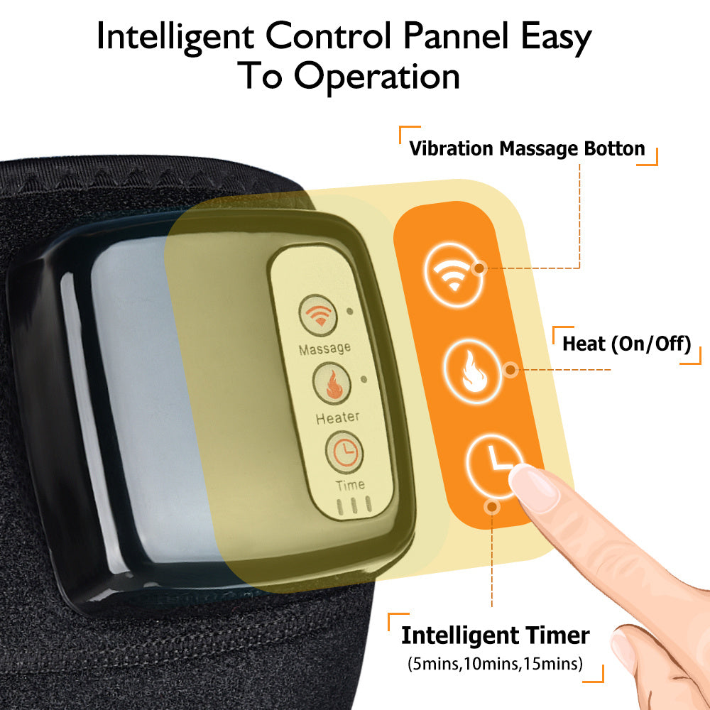 Electric Infrared Heating Knee & Elbow Massager | Vibration Therapy & Pain Relief