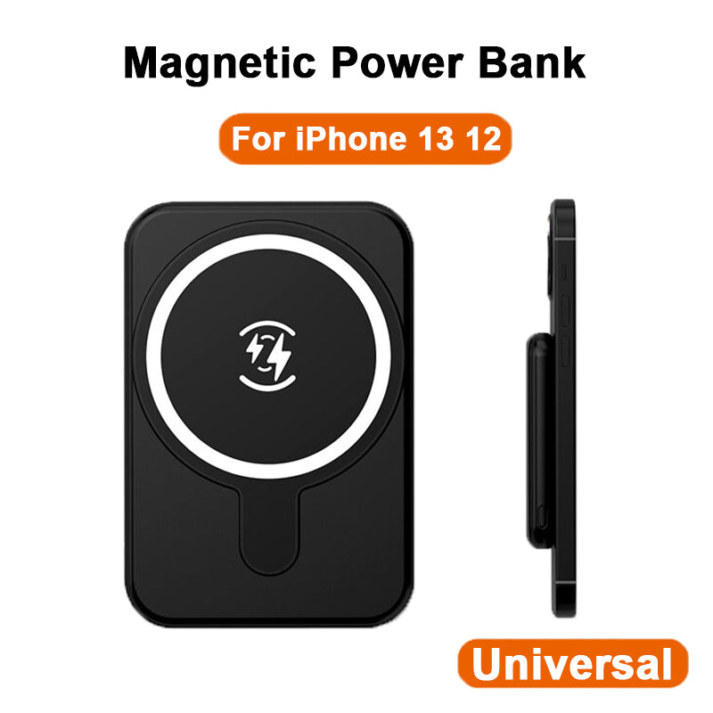 Mini-Magnet-Powerbank 5000 mAh, kabellos