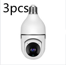 Smart WiFi Bulb Camera | 1080P, 4X Zoom | 5G Alarm & Home Security Monitor