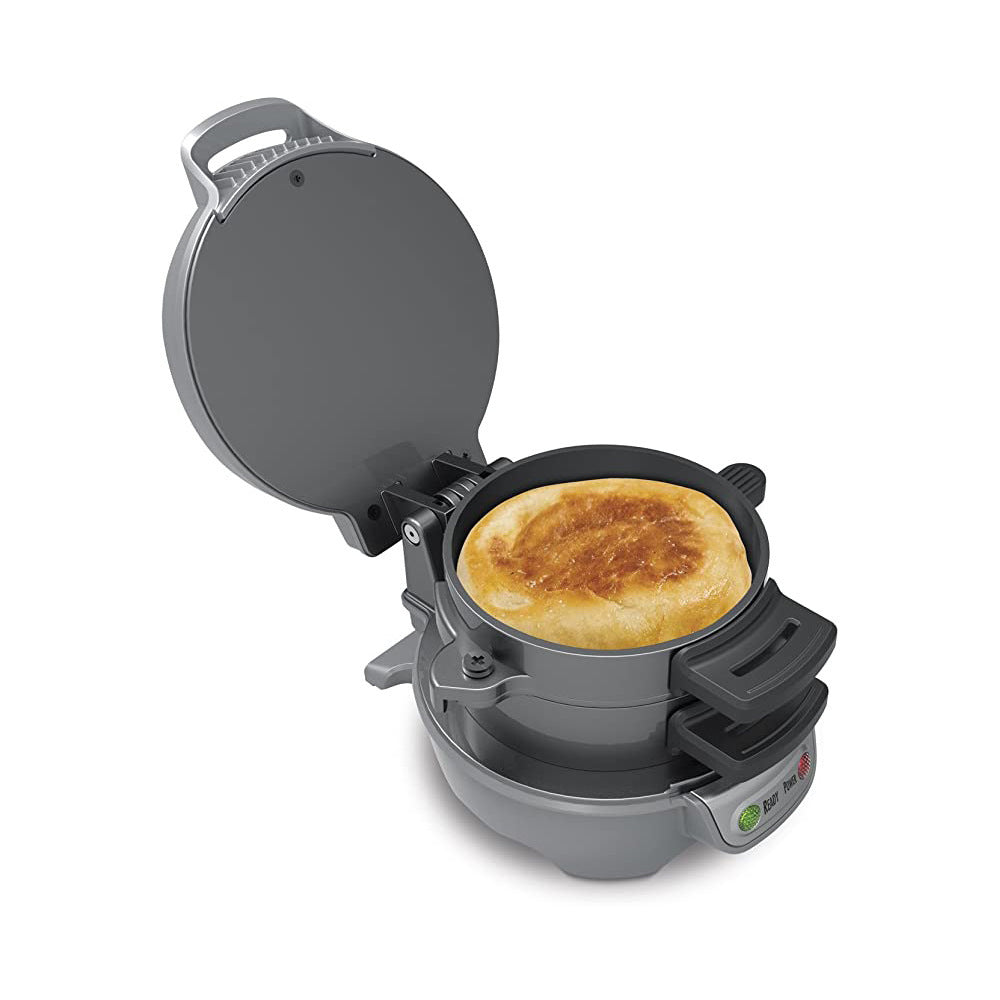 3-in-1 Breakfast Station: Hamburg Sandwich, Waffle, and Egg Cooker Machine