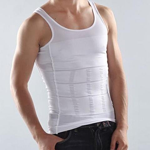 DropDaddy Men Tummy Vest Shaper