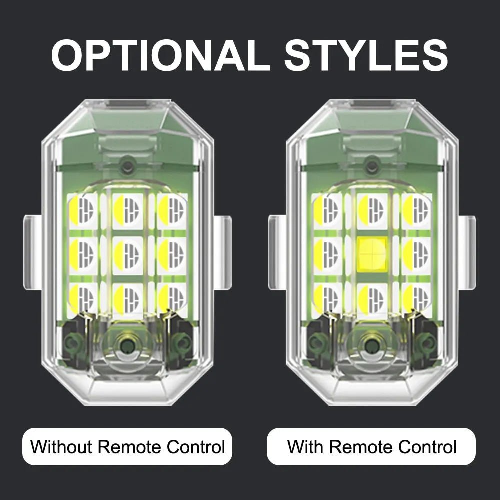 Kabelloses LED-Blitzlicht mit hoher Helligkeit + Fernbedienung (7 Lichtfarben + 30 Lichtmodi)