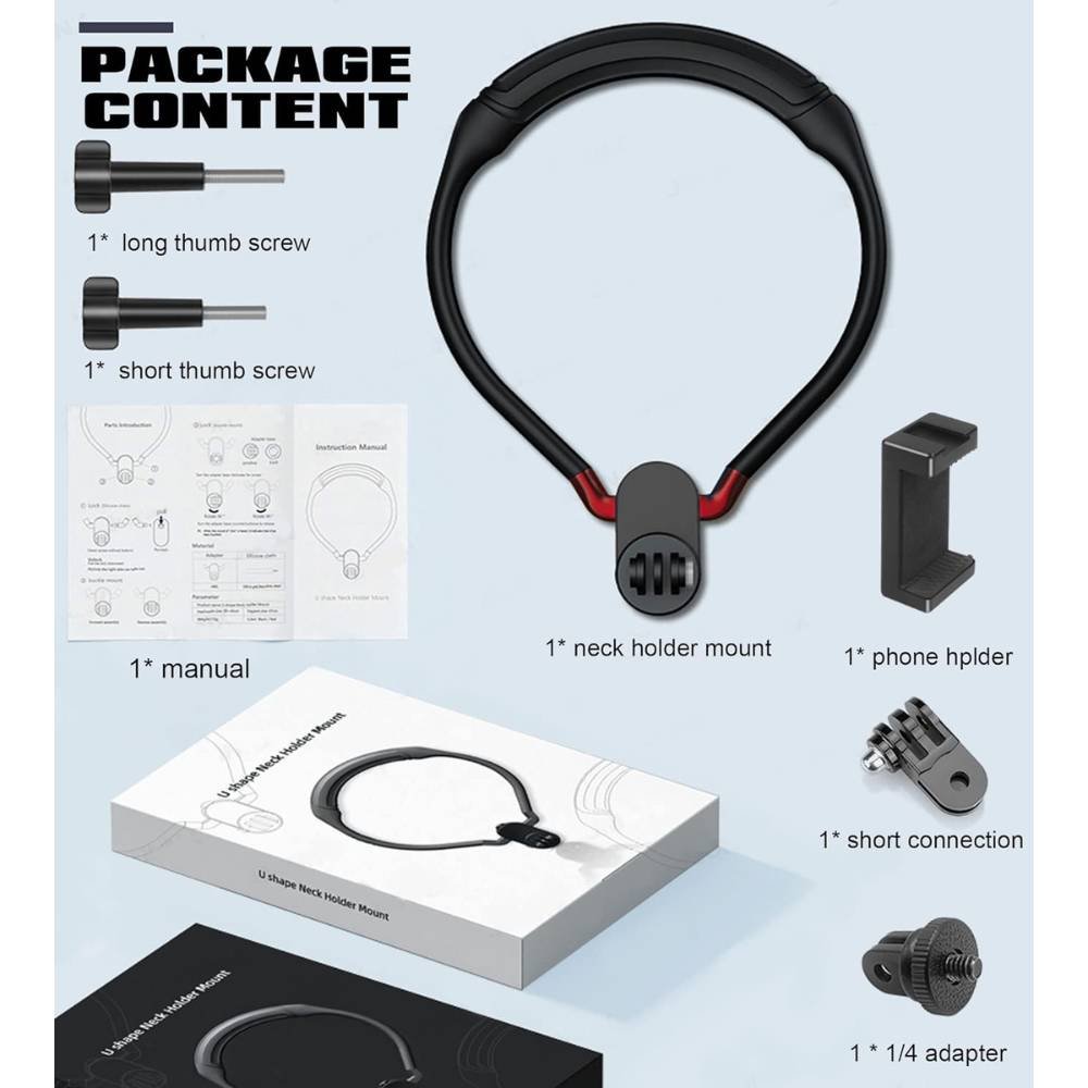 Action Camera Neck Mount Bracket